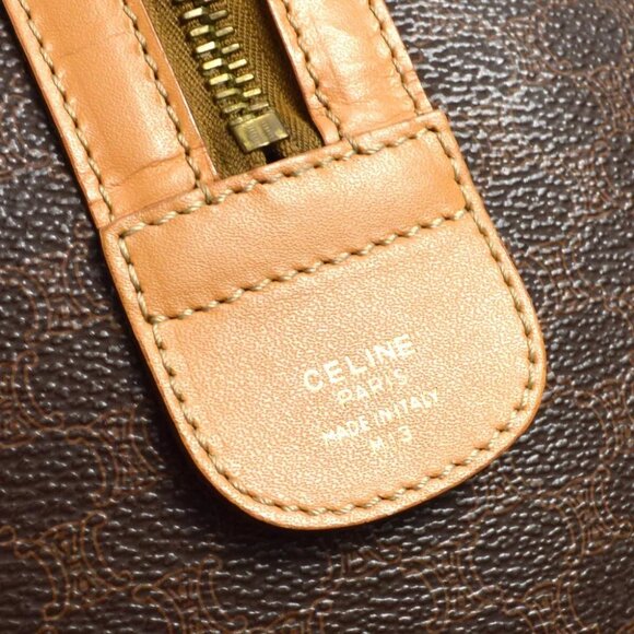 Celine Brown Macadam Handbag - Picture 6 of 9